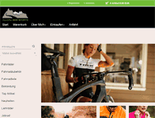 Tablet Screenshot of allgaeu-bikesports.de